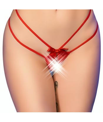 CHILIROSE - CR 4695 BABYDOLL and TANGA CROTCHLESS ROJO S-M