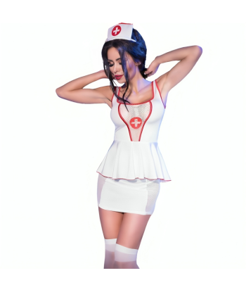 CHILIROSE - CR 4160 DISFRAZ ENFERMERA TOP and FALDA S-M