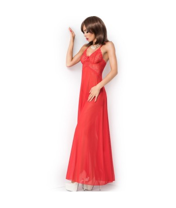 CHILIROSE - CR 3883 BABYDOLL LARGO ROJO S-M