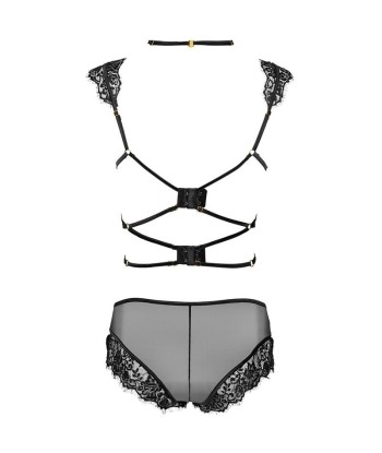 LIVCO CORSETTI FASHION - PALMENOM LC 90614 SUJETADOR PANTY NEGRO S-M