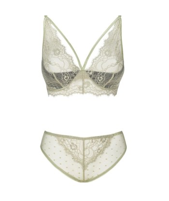 LIVCO CORSETTI FASHION - PINE LC 90667 SUJETADOR PANTY KHAKI S-M