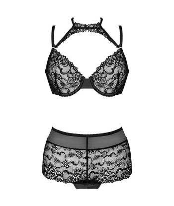 LIVCO CORSETTI FASHION - LINERA FOR THE SENSES COLLECTION SUJETADOR PANTY NEGRO S-M
