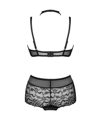 LIVCO CORSETTI FASHION - LINERA FOR THE SENSES COLLECTION SUJETADOR PANTY NEGRO S-M