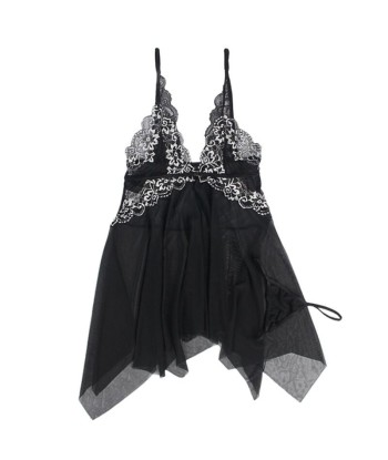 SUBBLIME - BABYDOLL TELA TUL PECHO ENCAJE S-M