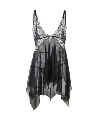 SUBBLIME - BABYDOLL TELA TUL PECHO ENCAJE S-M