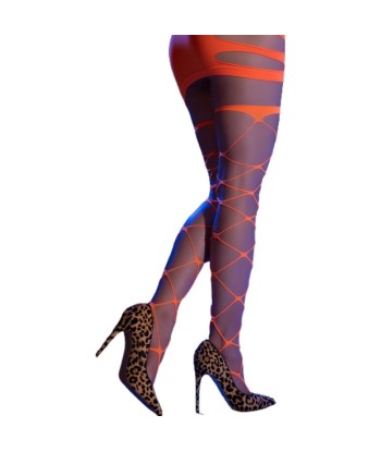 CHILIROSE - CR 4706 MEDIAS CABARET NARANJA S-M