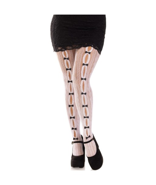LEG AVENUE - MEDIAS CON ABERTURAS CORAZON and LAZOS ROSA LEG AVENUE - MEDIAS CON ABERTURAS CORAZON and LAZOS ROSA
