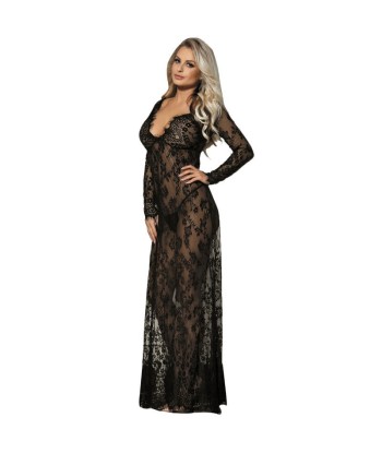 SUBBLIME - VESTIDO LARGO MANGA LARGA S-M