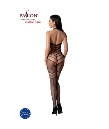 PASSION - BS100 BODYSTOCKING NEGRO TALLA ÚNICA