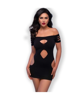 CHILIROSE - CR 4671 VESTIDO NEGRO S-M