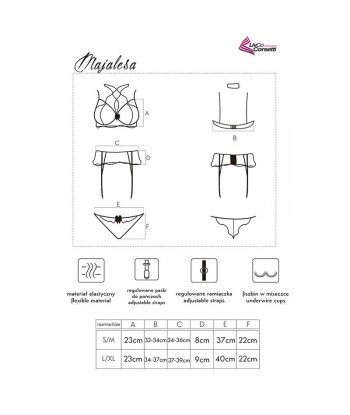 LIVCO CORSETTI FASHION - MAJALESA LC 90526 SUJETADOR LIGUERO PANTY BLACK S-M LIVCO CORSETTI FASHION - MAJALESA LC 90526 SUJETADOR LIGUERO PANTY BLACK S-M