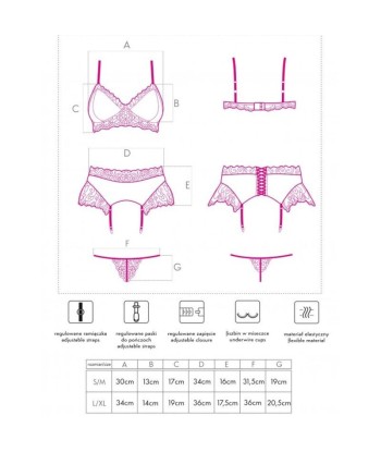 LIVCO CORSETTI FASHION - NAHIR LC 20214 SUJETADOR PANTY LIGUERO S-M