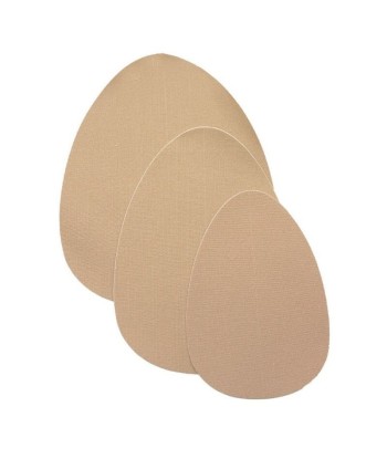 BYE-BRA - REALZADOR PECHOS 3 PARES DE SATEN BEIGE COPA A-C