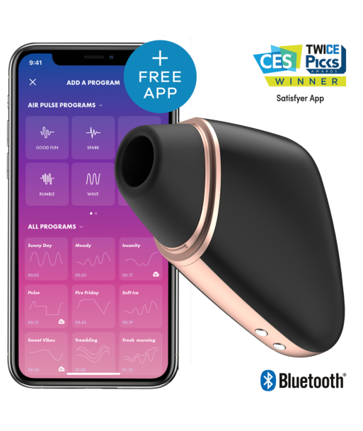 SATISFYER - LOVE TRIANGLE ESTIMULADOR Y VIBRADOR NEGRO SATISFYER - LOVE TRIANGLE ESTIMULADOR Y VIBRADOR NEGRO