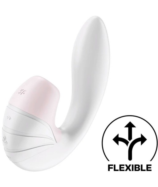 SATISFYER - SUPERNOVA ESTIMULADOR Y VIBRADOR BLANCO SATISFYER - SUPERNOVA ESTIMULADOR Y VIBRADOR BLANCO