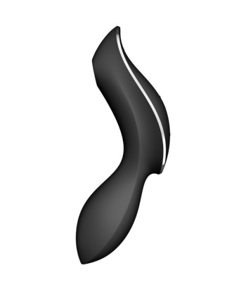 SATISFYER - CURVY TRINITY 2 ESTIMULADOR Y VIBRADOR NEGRO