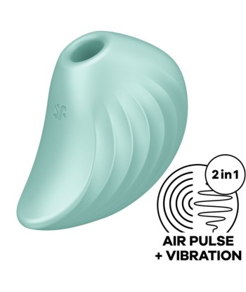 SATISFYER - PEARL DIVER ESTIMULADOR Y VIBRADOR VERDE