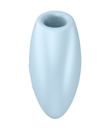 SATISFYER - CUTIE HEART ESTIMULADOR Y VIBRADOR AZUL