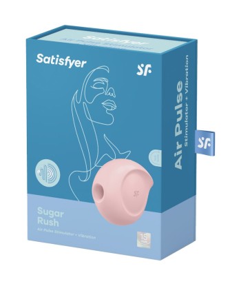 SATISFYER - SUGAR RUSH ESTIMULADOR Y VIBRADOR ROSA