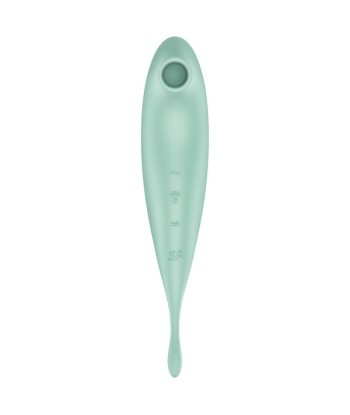 SATISFYER - TWIRLING PRO ESTIMULADOR Y VIBRADOR APP ROJO