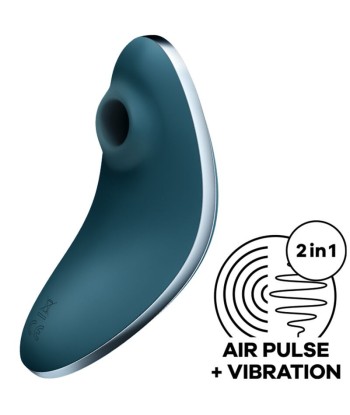 SATISFYER - VULVA LOVER 1 ESTIMULADOR Y VIBRADOR VIOLETA
