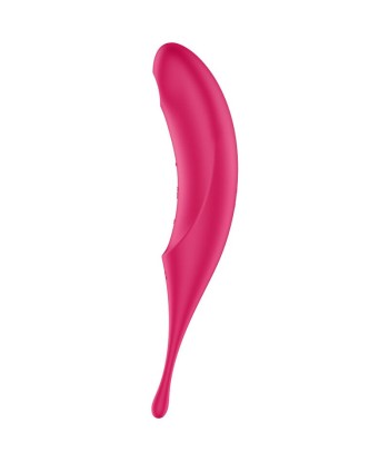 SATISFYER - TWIRLING PRO ESTIMULADOR Y VIBRADOR ROJO
