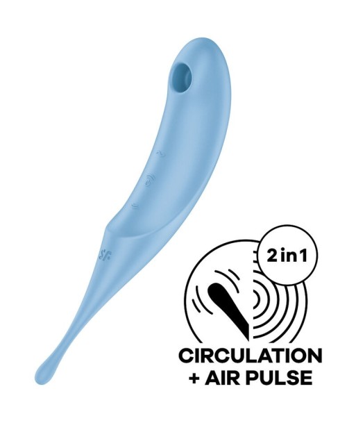 SATISFYER - TWIRLING PRO ESTIMULADOR Y VIBRADOR ROJO