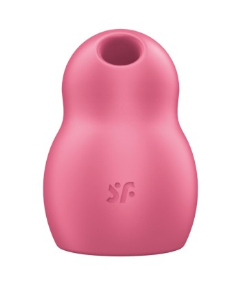 SATISFYER - PRO TO GO 1 ESTIMULADOR Y VIBRADOR DOBLE ROJO