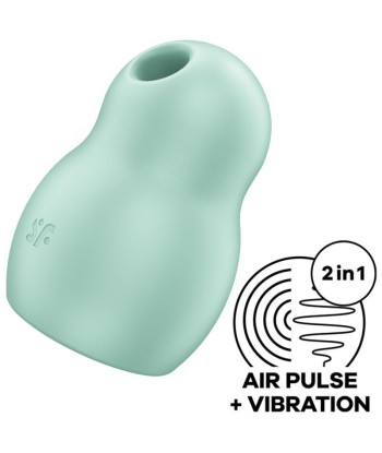 SATISFYER - PRO TO GO 1 ESTIMULADOR Y VIBRADOR DOBLE ROJO