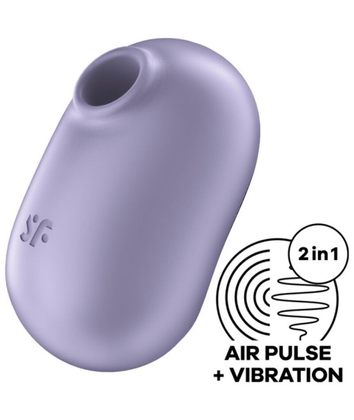 SATISFYER - PRO TO GO 2 ESTIMULADOR Y VIBRADOR DOBLE VIOLETA SATISFYER - PRO TO GO 2 ESTIMULADOR Y VIBRADOR DOBLE VIOLETA