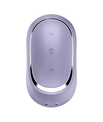 SATISFYER - PRO TO GO 2 ESTIMULADOR Y VIBRADOR DOBLE VIOLETA