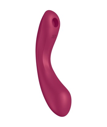 SATISFYER - CURVE TRINITY 1 AIR PULSE VIBRATION ROJO
