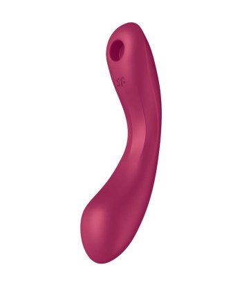 SATISFYER - CURVE TRINITY 1 AIR PULSE VIBRATION ROJO