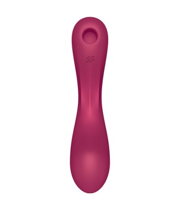 SATISFYER - CURVE TRINITY 1 AIR PULSE VIBRATION ROJO
