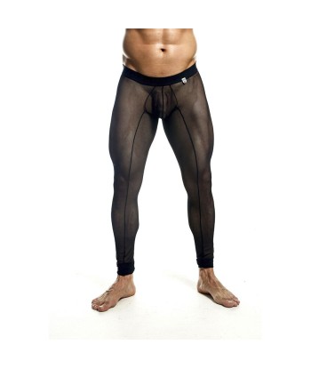 MOB - MEDIAS DE MALLAS TRANSPARENTES NEGRAS TALLA L