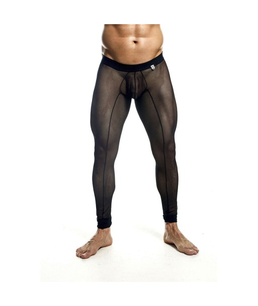 MOB - MEDIAS DE MALLAS TRANSPARENTES NEGRAS TALLA L