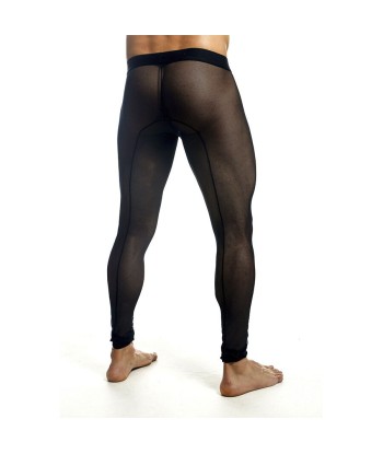 MOB - MEDIAS DE MALLAS TRANSPARENTES NEGRAS TALLA L