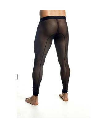 MOB - MEDIAS DE MALLAS TRANSPARENTES NEGRAS TALLA L