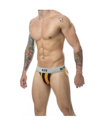 MOB - JOCK CLASICO STRIPE NARANJA TALLA L