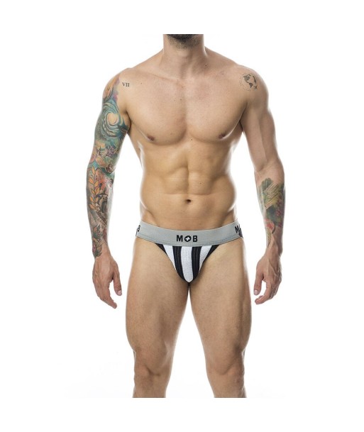 MOB - JOCK CLASICO STRIPE BLANCO TALLA L
