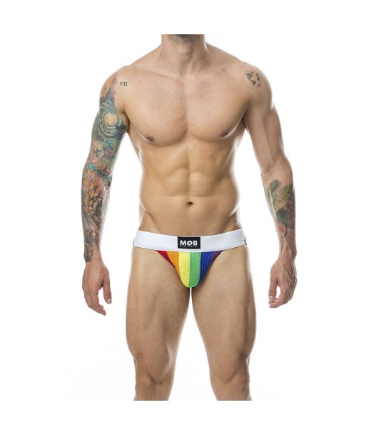 MOB - JOCK CLASICO STRIPE RAINBOW TALLA L