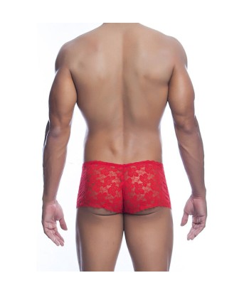 MOB - BOXER ENCAJE ROJO TALLA L-XL