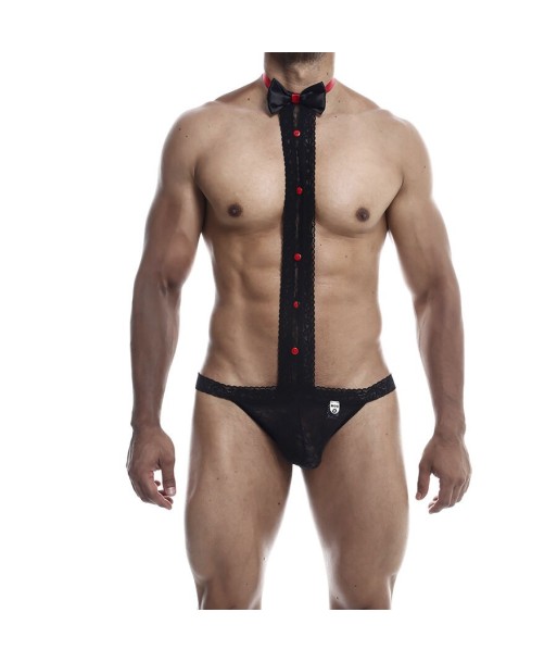 MOB - ESMOQUIN CON TANGA DE ENCAJE TALLA L-XL