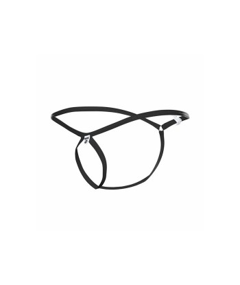 MOB - TANGA NEGRO CON FORMA DE LAGRIMA TALLA L-XL