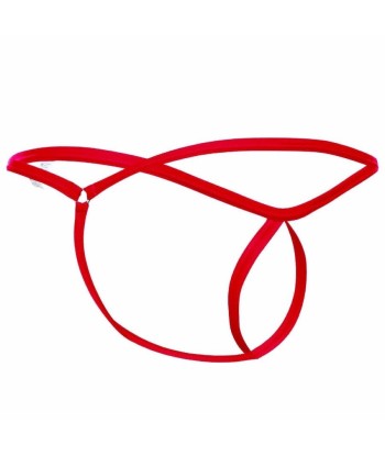 MOB - TANGA ROJO CON FORMA DE LAGRIMA TALLA L-XL