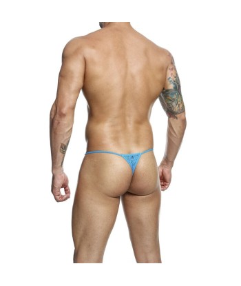 MOB - TANGA DE ENCAJE AQUA TALLA L-XL