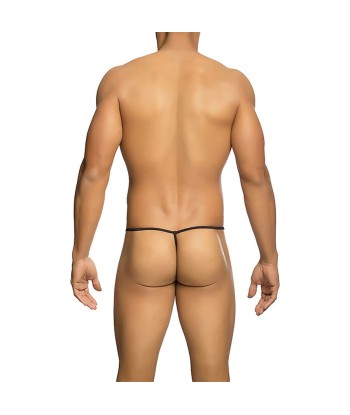 MOB - TANGA TRANSPARENTE CON FORMA DE T NEGRO TALLA L-XL