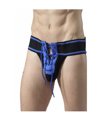 MOB - FETISH JOCKSTRAP FÚTBOL AZUL TALLA L
