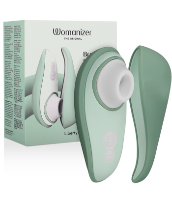 WOMANIZER - LIBERTY 2 ESTIMULADOR and ONDAS ESTIMULADORAS CLÍTORIS VERDE CLARO