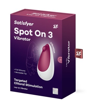 SATISFYER - SPOT ON 3 ESTIMULADOR DE CLÍTORIS ROJO